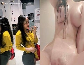 Fotos de sexo de Tran Ha Linh, vestindo saia de renda branca, extremamente sexy