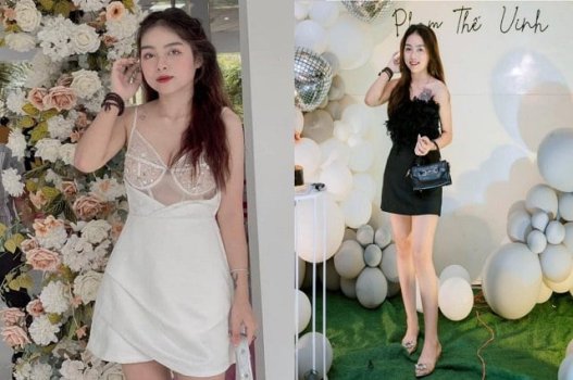 A linda garota em Tiktok compartilhou sua adorável borboleta rosa nas redes sociais