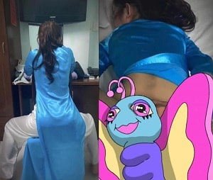 Linda professora usando camisas verdes fazem mais de 18 coisas