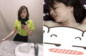 Meninas vietnamitas Selfie pulverizando água lenta