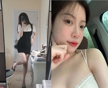 A linda garota mostra seu charme atraente