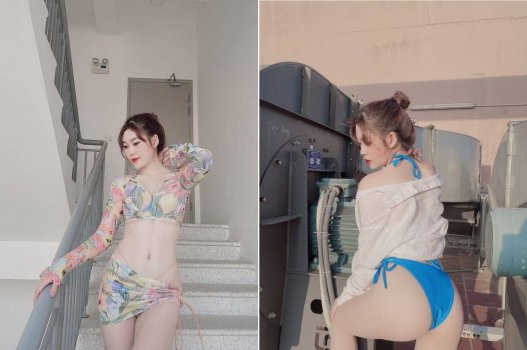 Menina tatuada em mais de 18 cena