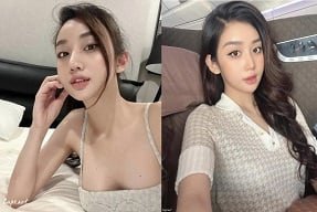 Novo título: Na cama do motel, Nguyen Thi Khanh Thi expôs a foto quente com seu amante